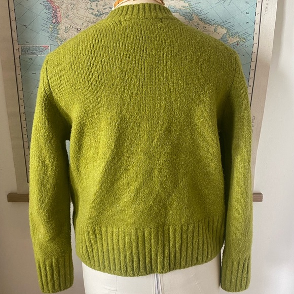 Primark Green Textured Knit Sweater | Cozy Pullover - Picture 6 of 7